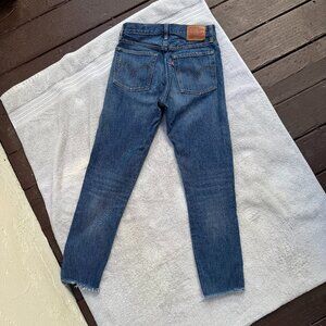 Levi's 501 White Oak Cone Denim Jeans Size 25
